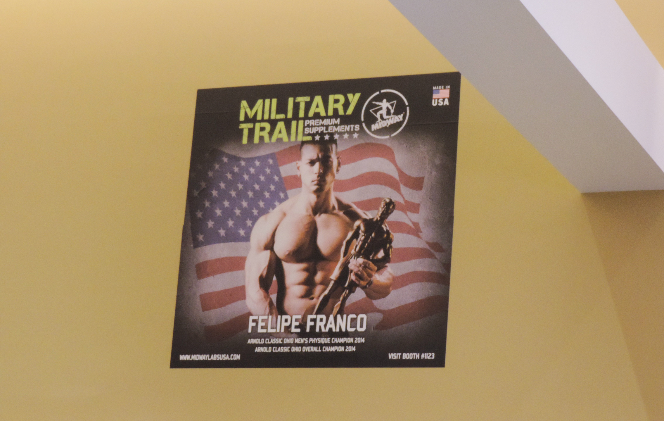 Felipe Franco Military Trail Poster. Arnold Classic Ohio Men
